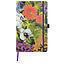 Notebook Mesa con interior rayado y tapa  con flores de orquídea