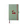 QC6-Notebook Castelli Milano / Velluto / QA-046-Cherry