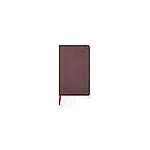 Notebook Mesa con interior cuadriculado y tapa  con material textil flexible Rojo