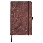 Notebook Mesa con interior rayado y tapa  Burdeos inspirada en el arte Wabi Sabi